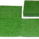 Artificial Grass Patch 6x6 Inch,Realistic Synthetic Turf with Drainage Holes,0.35 Inch Synthetic Garden Grass Tiles Faux Grass Rug for Crafts Patio Wall Decor