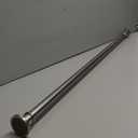 BRIOFOX Industrial Shower Curtain Rod - Never Rust Non-Slip 43-72 Inch 304 Stainless Steel, Chrome