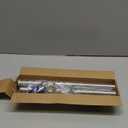 Mcrbeay Shower Curtain Rod, 1" Diameter Heavy Duty Tension Shower Rod, Non Slip Adjustable 28-74 inch No Drilling Shower Curtain Rods Spring Tension For Bathroom, Shower Stall, No Rust, Silver