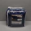 Lush Decor Ruffle Skirt Bedspread Set - 3-Piece Luxurious Farmhouse Bedding - Elegant Ruffle Detail - Timeless Style - Soft Lightweight Sheets - King, Navy