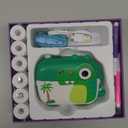 Kids Camera Instant Print,Children Digital Camera Toys with HD Video for Kids Aged 3-12,Christmas Birthday Festival Present for Girls Boys,with 7 Rolls Instant Paper,M3 (Green Dinosaur)