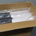 Zessonic Abstract Black White and Grey Wall Art Framed Geometry Canvas Print Modern Contemporary Edgy Blocks Artwork for Living Room, Bedroom, Office Decor - Set of 3, 24x36 Inch (Ready to Hang)