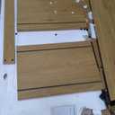 Dining Table for 6 Oak & Black  Modern Table for Kitchen or Office  72"W x 35.4"D x 29.9"H  Nook & Trove Utah