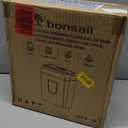 Bonsaii Paper Shredder for Home Use, 3.4 Gal Wastebasket, 6 Sheet Crosscut Paper Credit Cards, Staples, and Clips Shredder for Home Office Use, Portable Handle Design (C237-B New Version)