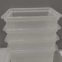 IRIS USA File Box, Plastic File Organizer with Lids for Letter/Legal File, Portable Document Box For Moving, Storage Bin with Durable and Secure Lid, Stackable Nestable BPA-Free, Clear 35 Qt. 4 Pack
