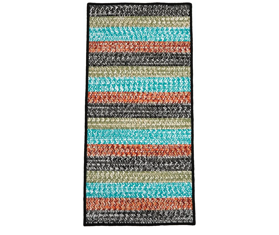 Colonial Mills Emma Tweed Stripe Runner - Earth Vibes 30" x9'