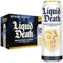 Liquid Death Still Mountain Water, Real Mountain Source, Ice-Cold Cans, Infinitely Recyclable, King Size 19.2 Fl Oz (Pack of 12) (EXP 12/17/26)