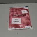 ORQUWEH Girl's Summer Dress, Mini Checkered Dress Sleeveless for Girl 8-9 Years, Gingham Sling Strap Princess Short Sundress Beach Casual Vacation, Red, 130