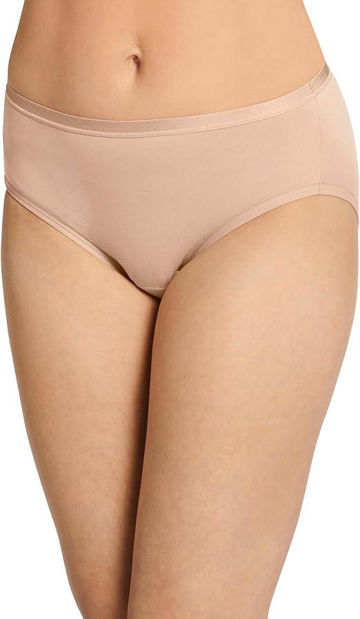 Jockey Underwear Women Hipster - Worry Free Cotton Stretch, Moderate Absorbency, Period Underwear for Women (Large, Grey Heather) Jockey Underwear Women Hipster - Worry Free Cotton Stretch, Moderate Absorbency, Period Underwear for Women (Large, Grey Heather)