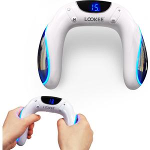 LOOKEE VibHeal Arm Exerciser | Flabby Arms Workout, Hand & Wrist Massager | Portable Arm Toning & Recovery Device with 15 Intensity Levels, Travel-Friendly Fitness for Men & Women