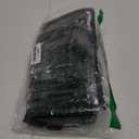 MAY TREE Clear Bag for Stadium Events 12×6×12 Clear Tote Lunch Bag with Reinforced Strap for Work, Concert and Sports, Black