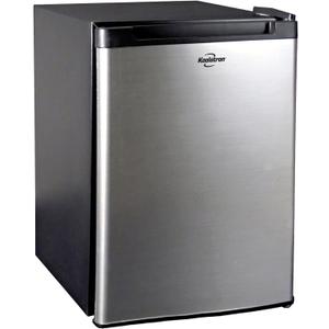 Koolatron 12V / 110V Refrigerator - Mini Fridge With Freezer For Trucks, Cool Storage For Kitchen, Bedroom, Office, Dorms, Compact Free Standing, Neveras Pequepara, 1.76 Cubic Feet Capacity, White