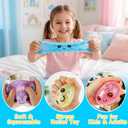 4PCS Dumpling Squeeze Toy, Dumplings Squishy Flashing Dumpling Squishies Stress BallDumplings Squeeze Stress Anxiety Relief for Kids & Adults, Small