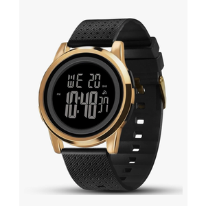 Mens Watch Ultra-Thin Digital Sports Watch Waterproof Stainless Steel Fashion Wrist Watch for Men Women