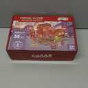 Magnetic Tiles for Kids, 56PCS Construction Magnet Tiles with Fire Truck Station, Building, Road, Crane, Car Truck - STEM Magnetic Blocks for Kids Ages 4-8, Toys for 4 5 Year Old Boys Birthday Gifts