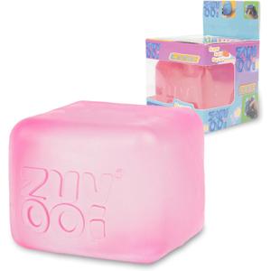 Stress Cube Masonry Ice Squishy Stress Balls-Malt Sugar Ball-Sensory Slow Rising for Your Best Mellow and Chill - Hand Exercise Balls- Age 3 to Adult (Pink Cube)