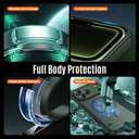 Symcele Designed for iPhone 17 Pro Case, Compatible with MagSafe, [Camera Protection] [15FT Military Drop Protection] Shockproof Translucent Matte Anti-Slip Phone Case, 6.3", Alpine Green