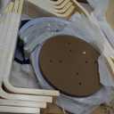 ECR4Kids Bentwood Table and Curved Back Chair Set, Kids Furniture, Earthtone, 5-Piece