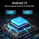 [4+64GB] 9 Double Din Car Stereo Android 15 Apple CarPlay Android Auto Radio, 9 Inch IPS 1280 * 720 Touchscreen with GPS, Bluetooth 5.2 FM Radio DSP Audio 1080P Backup Camera, WiFi Google Play