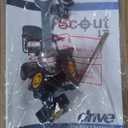 Drive Medical Drive Medical Scout Compact Travel Power Scooter, 4 Wheel (Red/Blue)