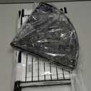 Corner Bathroom Shelf Metal Short Corner Stand Shelf Black Small Bathroom Storage Corner Shelf Unit for Toilet Shower Room 3 Tier