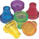 Fun Express Transparent Prism Kaleidoscope Toys (Bulk Set of 12) Novelty Party Favors and Giveaways