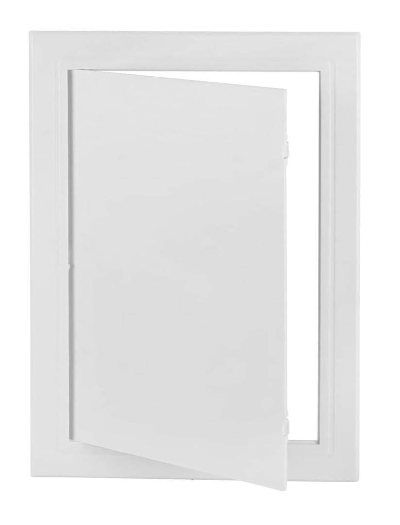 Plastic Access Panel for Drywall - 12x16 inch - Durable Wall Hole Cover Access Door, Plumbing Access Panel, White