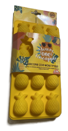 Pineapples Ice Cube Trays (2-Pack) - Silicone - Dishwasher Safe - Evriholder Pineapples Ice Cube Trays (2-Pack) - Silicone - Dishwasher Safe - Evriholder