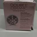 Conair Double Ceramic Universal Diffuser Attachment for Hair Dryer, Volumizing Universal Blow Dryer Diffuser for Frizz-Free Curls, Fits Dryers with Nozzles from 1.75" to 2.1", White