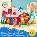 Fisher-Price Little People Toddler Learning Toy Caring for Animals Farm Electronic Playset for Preschool Pretend Play Kids Ages 1+ Years