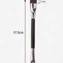The Double-headed Arc Brush Special Curved Brush Head Creates Perfect Eyeliner and Eye ShadowE48-2