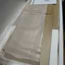 Mericonia Farmhouse Buffet Sideboard Cabinet with Storage, Fluted Coffee Bar with Doors and Adjustable Shelves, Modern Wood Console Cabinet for Kitchen, Livingroom (Fluted 4 Door, Natural)