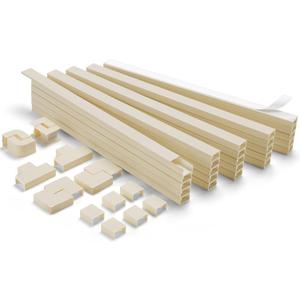 LZEOY 392.5in Wire Covers for Cords Kit - Beige Cord Cover, Wall Wire Hiders, TV Cable Hider, Cord Hider - Mounted TV, Cord Concealer - 25 x 15.7 W 0.95H 0.55in