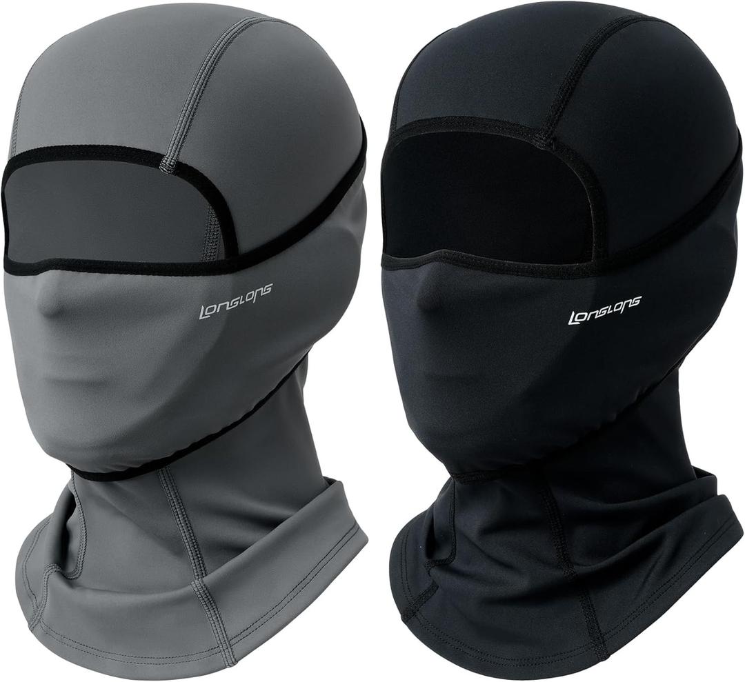 LONGLONG 1/2/3 Pack Balaclava Ski Mask Winter Full Face Mask Men Women, Shiesty Mask Sun Protector for Motorcycle Snowboard
