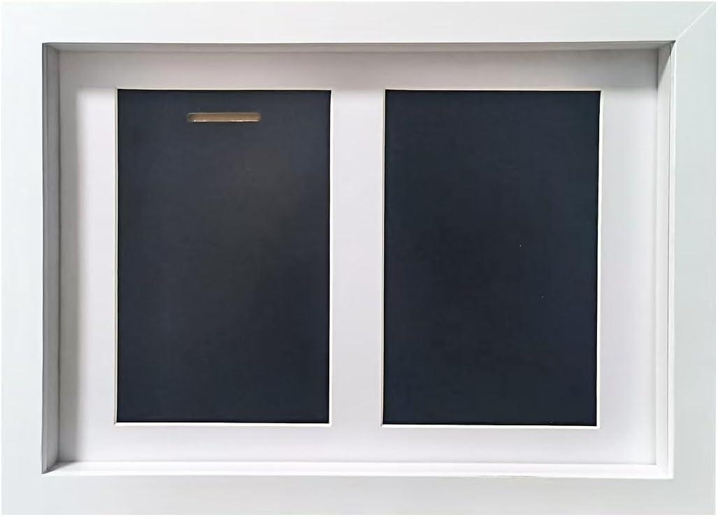 Medal Display case,Frame to Display Medals ,Medal Display Shadow Box Frame for Medal & Photo,All Sports Medal Medal Medal Badg(1 Medal + 1 Photo) (Medal, Race , and Photo Display, Black,White)