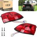 10L0L Golf Cart Tail Lights for Club Car Precedent 2004-Up and Tempo 2018-Up Models - Replacement Taillight Driver and Passenger Rear Lights 12V with 3 Pin Molex Quick Connector Wired