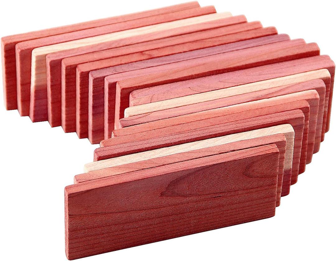 Cedar Space Cedar Blocks for Closet Storage,100% Aromatic Red Ceder Blocks Cedar Planks Chips 16pcs for Closet Drawers 100% Natural Wood Chips Cedar Space Cedar Blocks for Closet Storage,100% Aromatic Red Ceder Blocks Cedar Planks Chips 16pcs for Closet Drawers 100% Natural Wood Chips