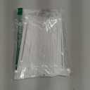 100 Count 6 INCH White Paper Lollipop Sticks,Cake Pop Sticks,Sucker Sticks for Cookies,Rainbow Candy,Chocolate,Cake Topper(Dia 4mm)