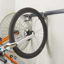 Rubbermaid FastTrack Garage Organization System Vertical Bike Hook Black Holds up to 50 Pounds Wall Mount and Heavy Duty Garage Hanger for Bike Storage