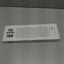 i68 Wireless Typewriter Keyboard and Mouse Combo,Pink Keyboard with 2.4GHz Connection, Cute Retro Aesthetic Design Round Keycaps for Tablet, Phone, PC and Win/Mac/Android (Pink)