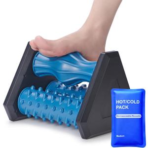 Foot Roller Massager for Plantar Fasciitis Relief  3-Texture Foot Roller for Targeted Heel, Arch & Sole Pain, Neuropathy, Circulation & Fascia Tightness