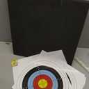 Archery Target - 20'' Foam Targets for Backyard, Bow & Arrow Target with Rope for Recurve Bow Longbow or Compound Bow Shooting Practice