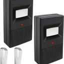 2Pcs Garage Door Opener Remote Compatible with Linear Delta 3 DT DTA DTD DTC DNT00002A 8 Dip Switch 310 MHz Gate Opener Remote with Visor Clip