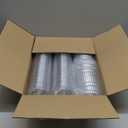 Homestockplus 100 Pack 12 oz BPA-Free Clear Plastic Cups with Sip Lids - Leak-Proof Round Bottom Disposable Iced Coffee Cups for Kids, To-Go Drinks, Smoothies, Juice & Small Portion Cold Beverages