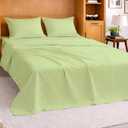 Cottington Lane Sage Sheets for Murphy Bed Mattress, 4 Piece Premium Ultra Soft Brushed Microfiber Queen Size Wall Bed Sheet Set, 6-10 Inch Deep Pocket with All-Around Elastic
