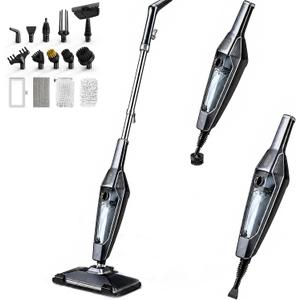 Steam Mop, 14-in-1 Steam Cleaner Floor Cleaning with Upgraded Mop Pads*2