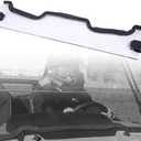 Clear Half Windshield Heavy Duty Scratch Resistant Windscreen with Two Clamps Compatible with Polaris RZR XP 1000 / 4 1000 2019-2020