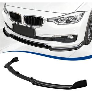Front Lip Compatible with 3-Series F30 F31 Regular Bumper Model (Gloss Black, 2012-2018 F30 Base)