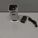 Mini Projector, Portable Projector 4K & Full HD 1080P Support, 270 Rotation Outdoor Projector, Movie Projector Compatible with Smartphone, TV Stick, Laptop, PS4, HDMI, USB (Ivory)