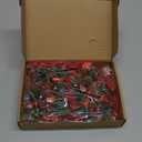 Syhood 6 Pcs Christmas Bows with Pine Cones Pine Needles Xmas Velvet Bows Red Ribbon Christmas Tree Wreath Decoration for Xmas Parties Indoor Outdoor Crafts DIY Decor